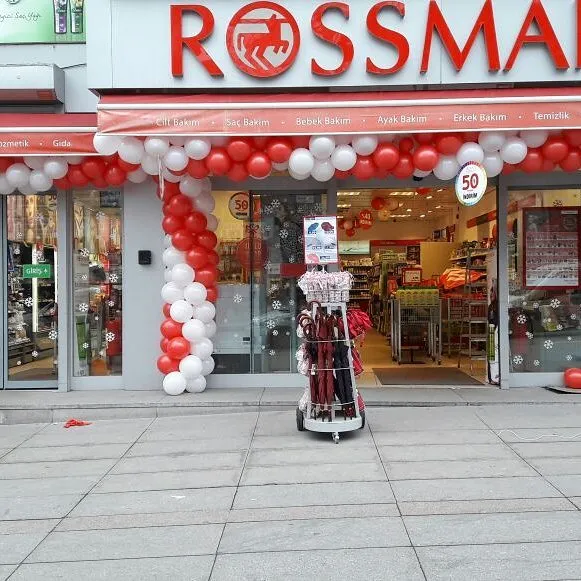 Ankara Çankaya Rossmann mağaza açılışı balon süslemesi