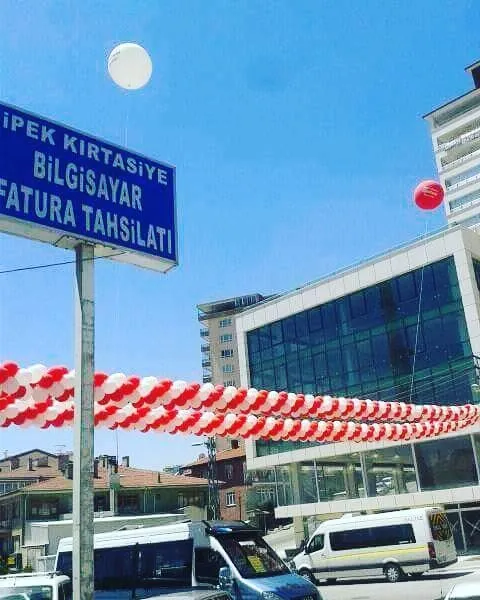Düğün Pembe Kalp Balon Vitrin