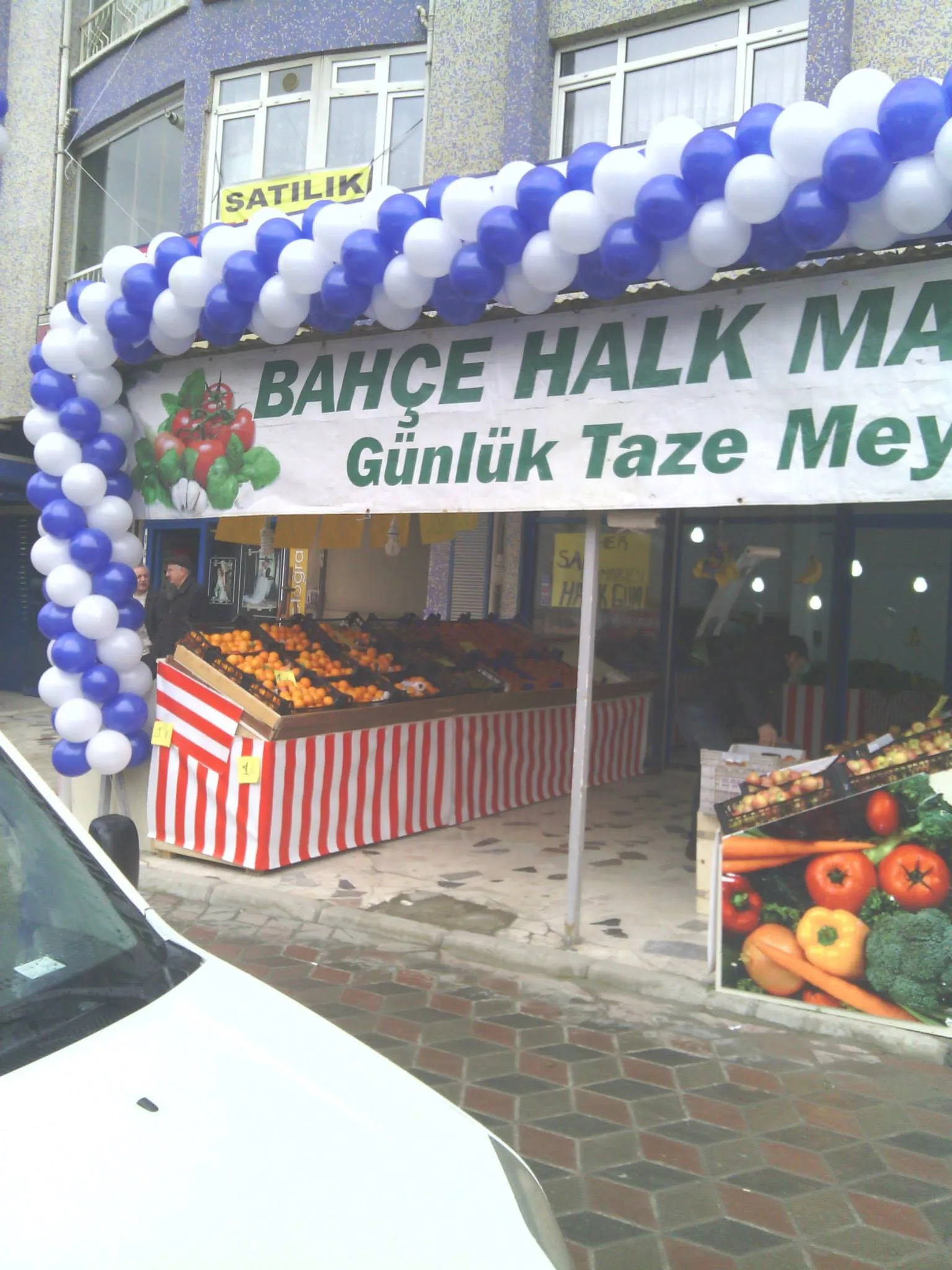 İzmir baby shower mavi vitrin balon