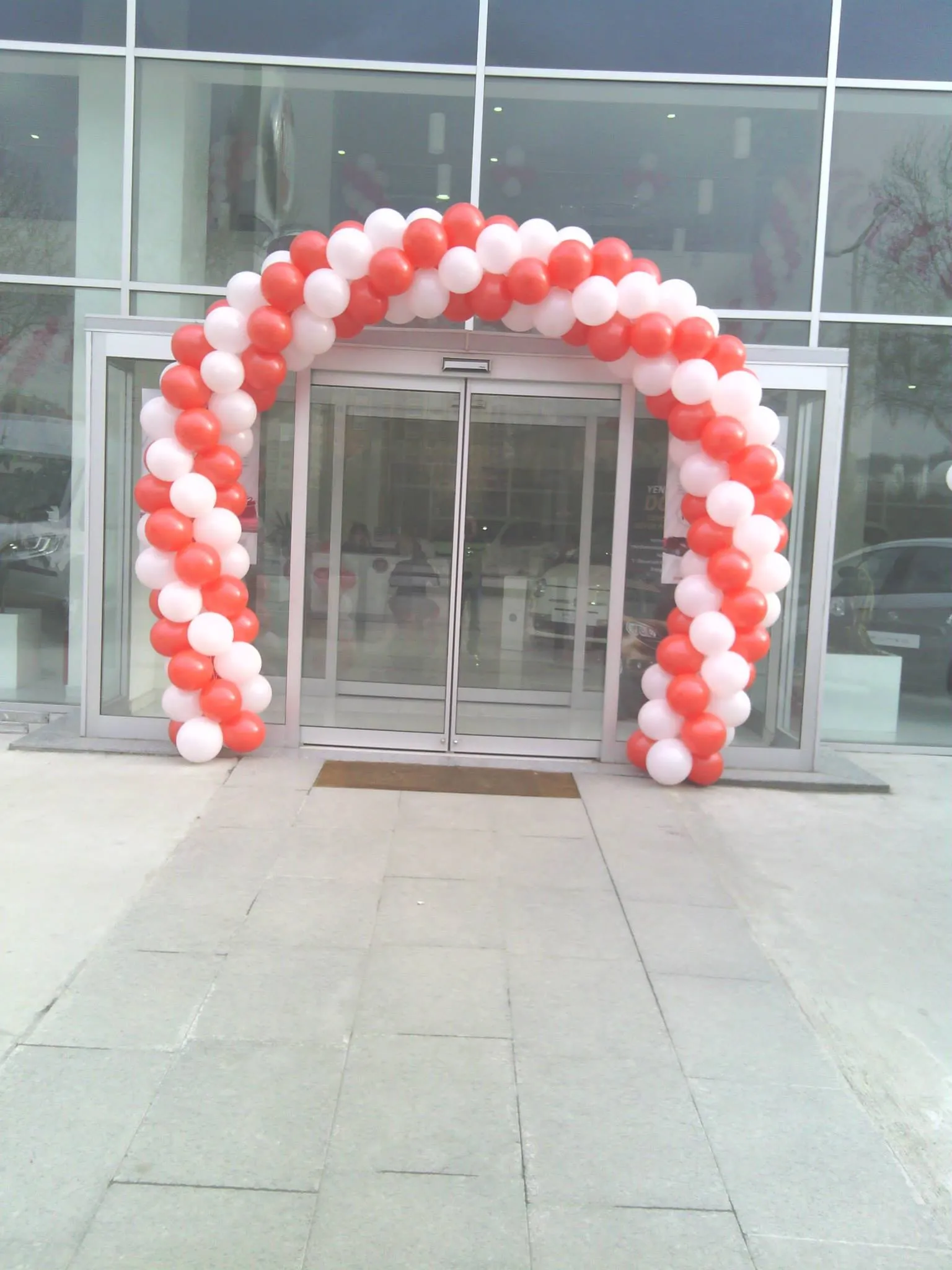 İzmir Karşıyaka baby shower pembe balon kemer