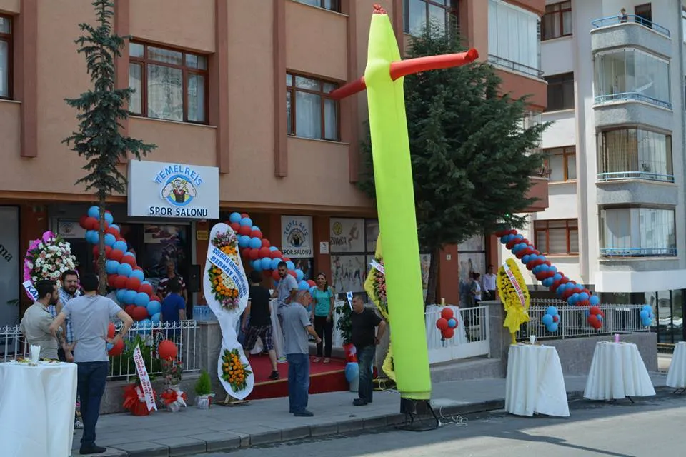 İzmir Konak kurumsal açılış balon kemer